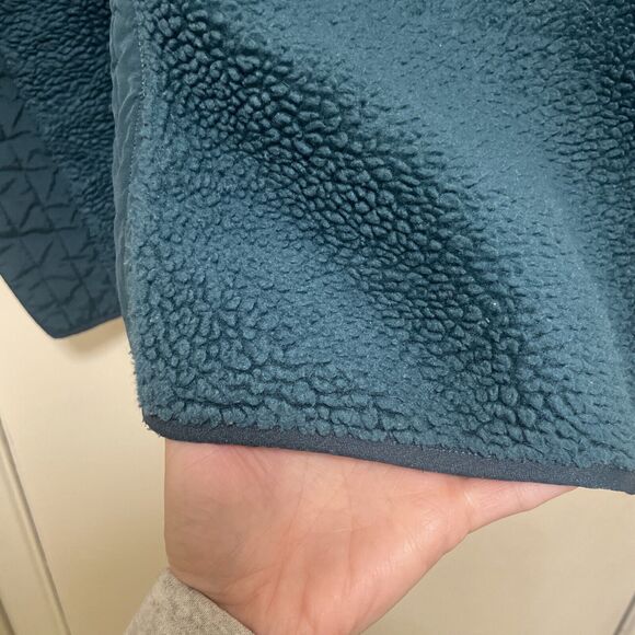 Patagonia Synchilla Fleece Full Zip Jacket Women’s Green Long Sleeve Size Small - Picture 10 of 15